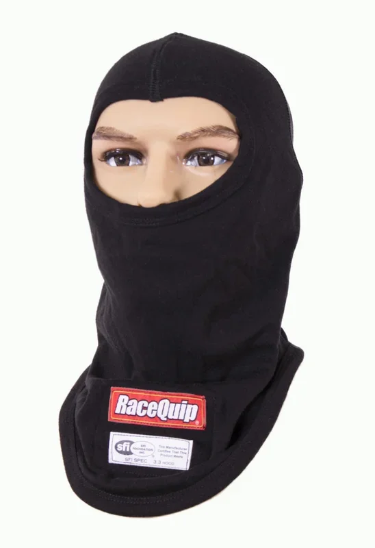 RaceQuip Black SFI 3.3 Fr Two Layer Hood – 433992