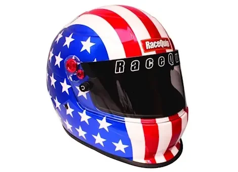 Racequip Pro20 full face helmet snell sa2020 rated america graphic large