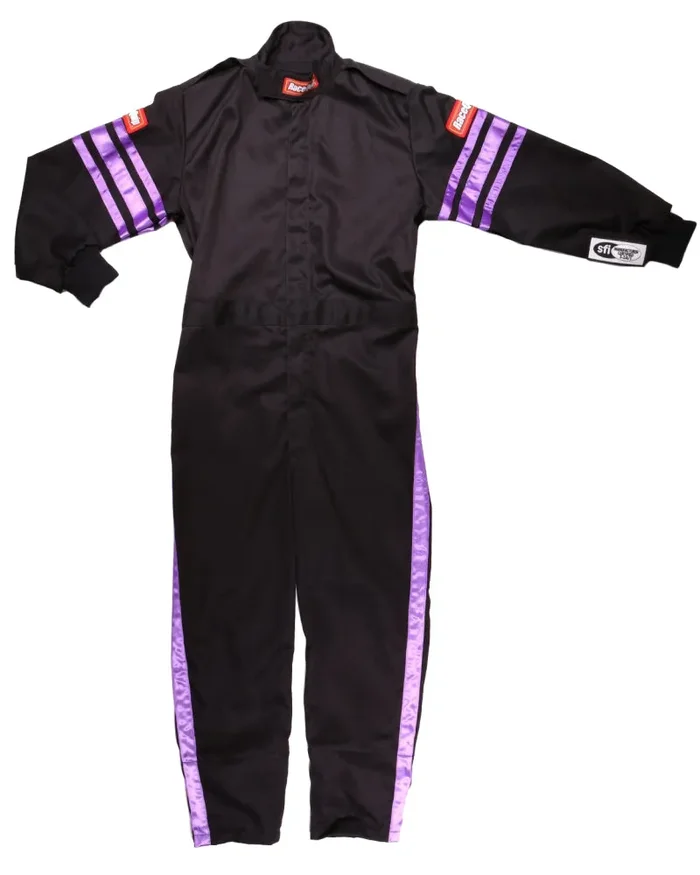 RaceQuip Purple Trim SFI-1 JR. Suit – KLarge