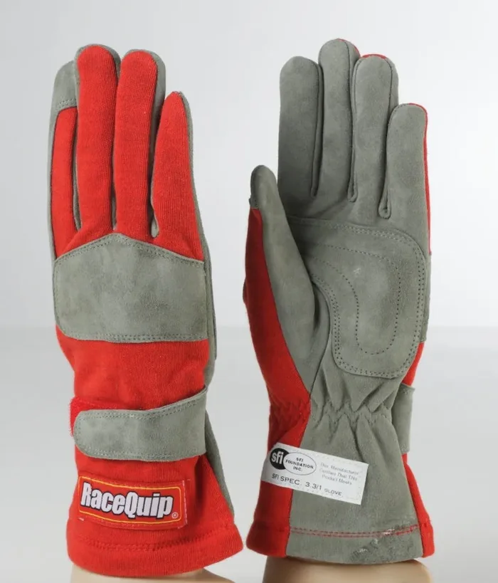 RaceQuip Red 1-Layer SFI-1 Glove – Small