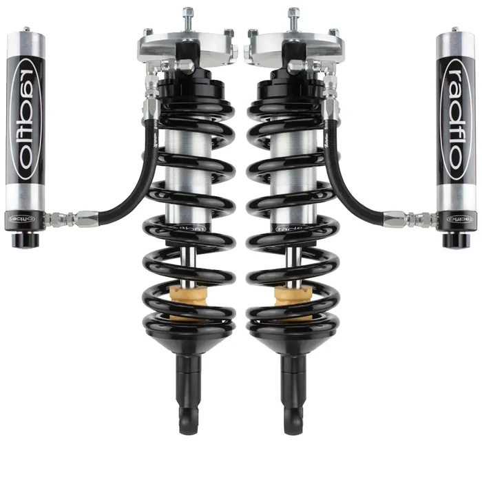 Radflo 2.5 Body 3″ Front Lift Reservoir with Adjusters Shocks for 2019-2021 Ford Ranger