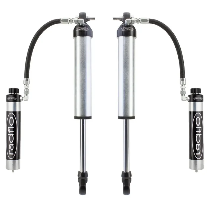 Radflo 2.5 Body 4-5″ Rear Lift Reservoir with Adjusters Shocks for 2007-2018 Jeep Wrangler JK