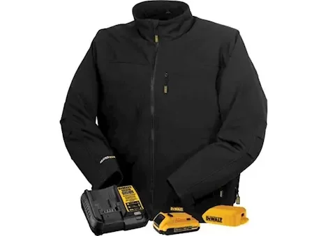 Radians, INC Mens heated soft shell jacket kitted – black – size l