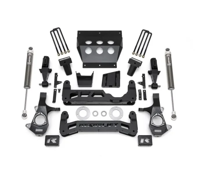 ReadyLift 7″ Lift Kit W/ Cast Steel Suspension Falcon 1.1 Monotube Shocks for 2014-2016 Chevy GMC Silverado Sierra 1500 2WD 4WD