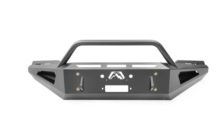 Red Steel Front Bumper w/Pre-Runner Guard FF18-RS4562-1