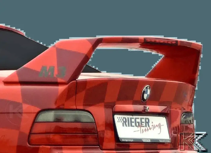 Rieger BMW E36 Coupe GT Wing w/3rd Brake Light