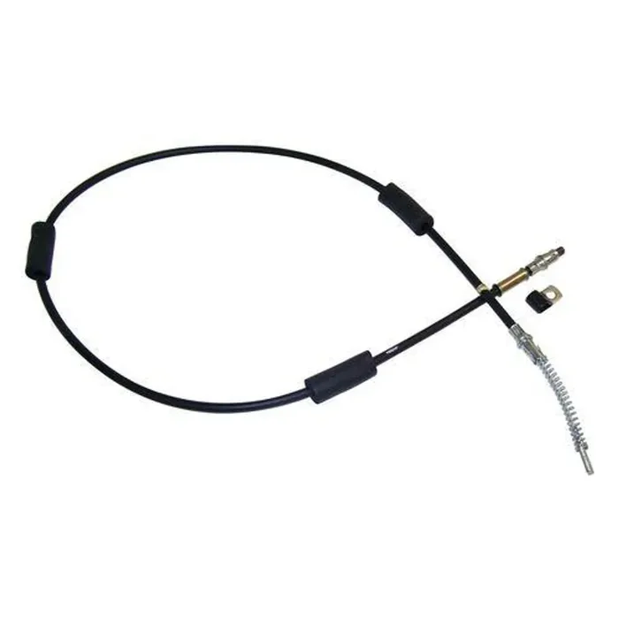 Right Parking Brake Cable for 1987-90 YJ Wrangler w/ Rear Disc Conv.; 64.75″