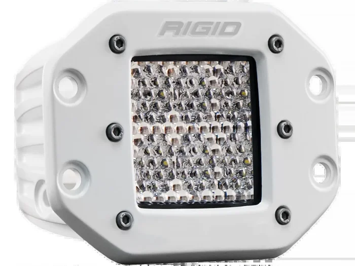RIGID Hybrid Diffused Flush Mount White Housing D-Series Pro