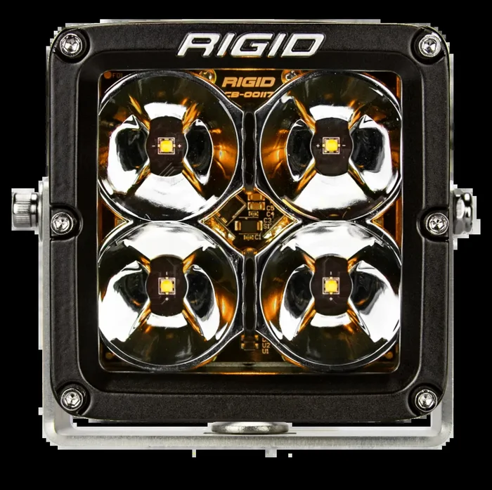 RIGID LED Light Pod 4 Inch Radiance POD XL Amber Backlight Pair RIGID