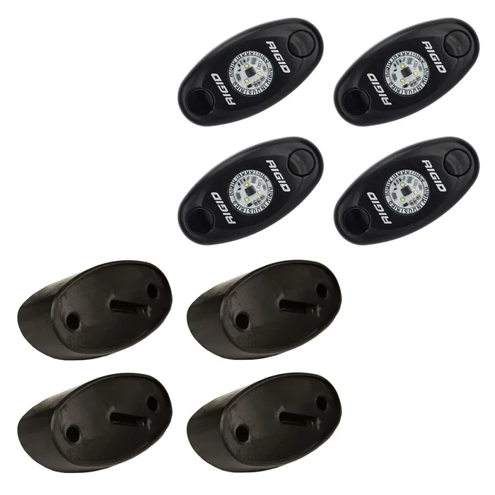 RIGID Rock Light Kit Blue Set of 4 Lights A-Series