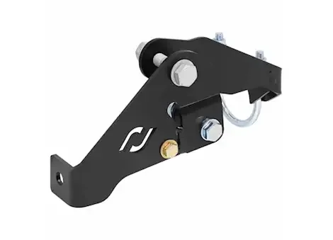 Rock Jock 07-18 wrangler (jl/jt trac bar) high steer trac bar & steering stabilizer shock relocation bracket