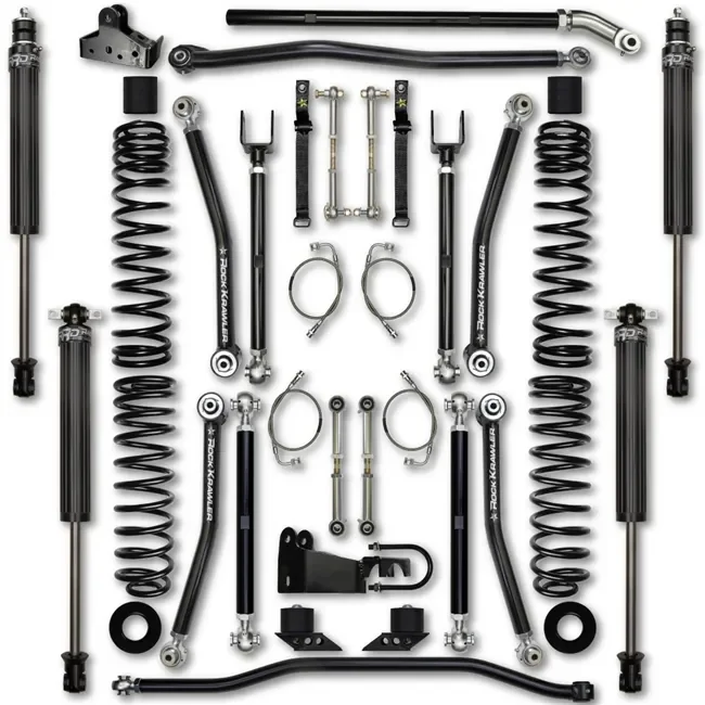 Rock Krawler JK 4.5″ X Factor Lift Kit w/ Stg 1 Shocks 2007-2018 Jeep Wrangler JK 2 Dr