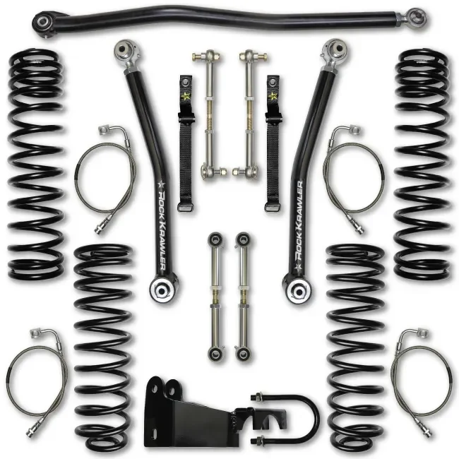 Rock Krawler JKU 3.5″ Flex System Lift Kit 07-18 Jeep Wrangler JK 4 Dr