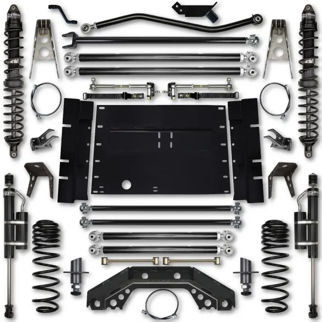 Rock Krawler TJ 4.5″ X Factor 5″ Stretch Stg 1 Lift Kit w/ Coilover Shocks for 03-06 Jeep Wrangler TJ
