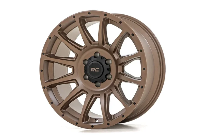Rough Country 90 Series Wheel | One-Piece | Bronze | 18×9 | 8×6.5 | -12mm