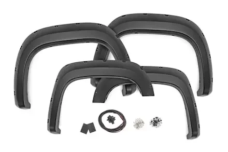 Rough Country F-G10717 Pocket Fender Flares 5‘9 Bed GMC Sierra 1500 2WD/4WD (2007-2013)