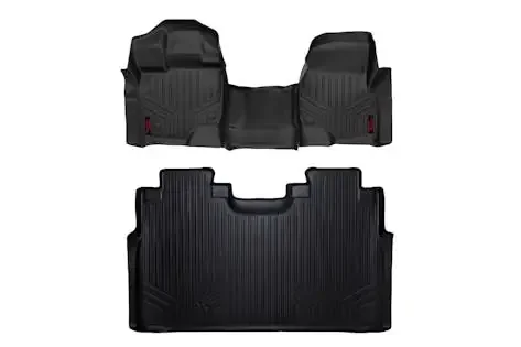 Rough Country M-51153 Heavy Duty Floor Mats [Front/Rear] – (15-18 Ford F-150)