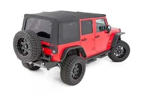 Rough Country RC85460.35 Jeep Replacement Soft Top Black (10-18 Wrangler JK 2 Door)