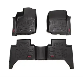 Rough Country SM71216 Sure-Fit Floor Mats FR & RR Toyota Tacoma 2WD/4WD (2016-2023)