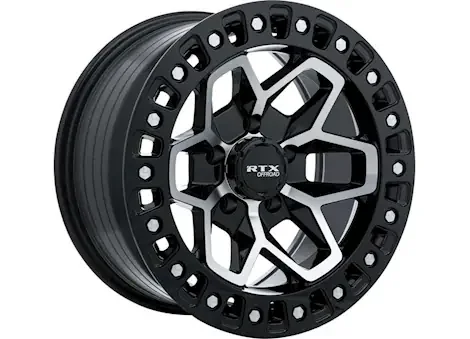 RTX Wheels Zion 17×9 5×127 et0 cb71.5 gloss black machined