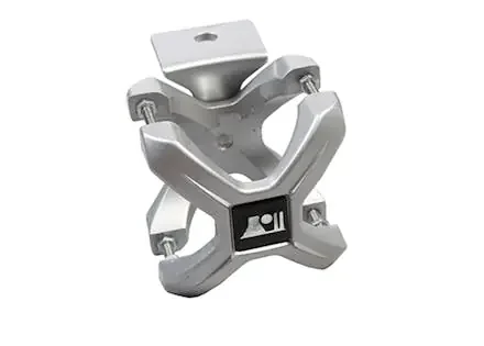 Rugged Ridge 11030.10 X-Clamp; Silver; 2.25-3 Inches