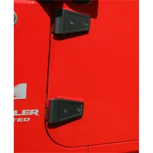 Rugged Ridge 11205.10 Hinge Cover Set, Textured Black