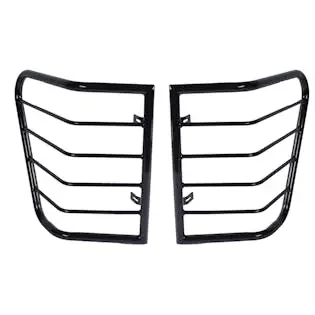 Rugged Ridge 11226.21 Tail Light Euro Guards; Black; 05-08 Jeep Grand Cherokee WK