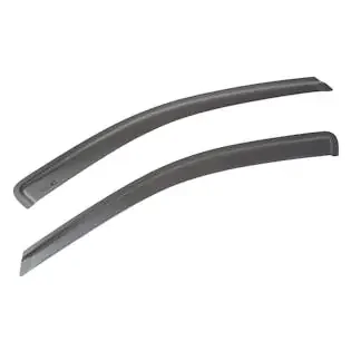 Rugged Ridge 11349.08 Front Window Visors, Matte Black
