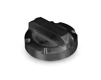 Rugged Ridge 11431.04 Oil Cap; Black Aluminum; 97-11 Jeep Wrangler TJ/JK
