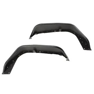 Rugged Ridge 11615.71 HD Steel Tube Fenders, Front Pair, Black