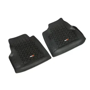 Rugged Ridge 12920.11 Front Floor Liners, Black