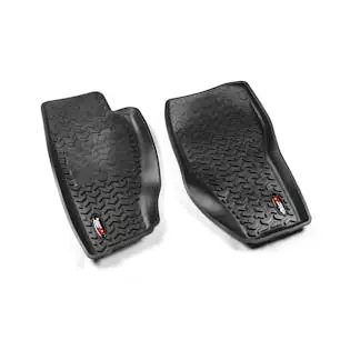 Rugged Ridge 12920.31 Floor Liners; Front; Black; 08-12 Jeep Liberty KK