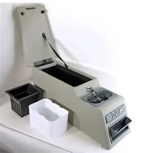 Rugged Ridge 13102.09 Ultimate Locking Console; Gray; 76-95 Jeep CJ/Wrangler YJ