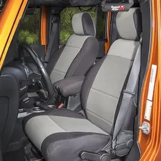 Rugged Ridge 13296.09 Seat Cover Kit, Black/Gray