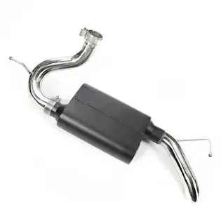 Rugged Ridge 17606.70 Heavy Duty Off-Road Muffler; 07-17 Jeep Wrangler JK