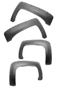 Rugged Ridge 81630.20 All Terrain Fender Flares; 07-11 Chevolet 1500/2500HD/3500HD
