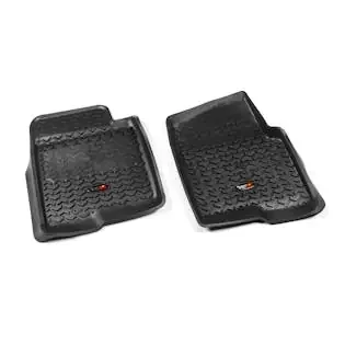 Rugged Ridge 82902.31 Floor Liners; Front; Black; 11-14 Ford F-150