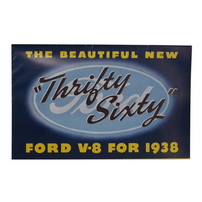 Sales Brochure • 1938 Ford V-8 60 H.P.
