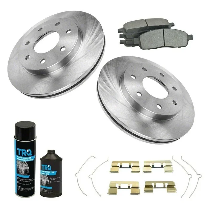 Semi-Metallic 7-Lug Brake Rotor and Pad Kit; Front (04-08 4WD F-150)Find parts that fit my vehicle