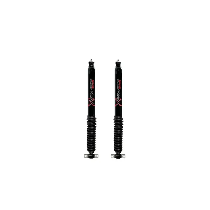 Skyjacker 1-2.5″ Front Black Max Shocks with Black Boot for 2002-2009 Dodge Ram 1500 2WD