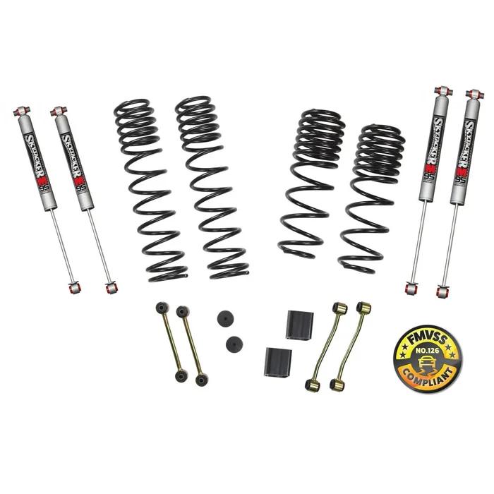 Skyjacker 2-2.5″ Coils Lift Kit M95 Shocks for 2018-2019 Jeep Wrangler JL Rubicon.