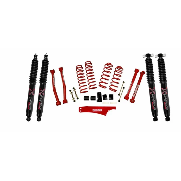 Skyjacker 2.5-3.5″ Springs Lift Kit with Black Max Shocks for 2007-2018 Jeep Wrangler JK
