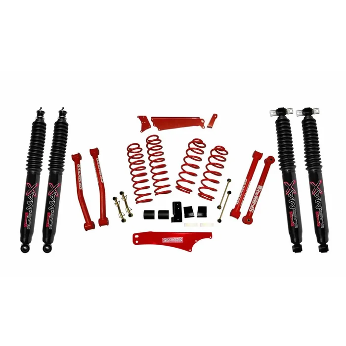 Skyjacker 5″ Coils Lift Kit with Black Max Shocks for 2007-2018 Jeep Wrangler JK