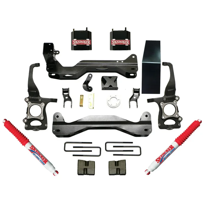 Skyjacker 6″ Spacers. Lift Kit with M95 Shocks for 2009-2014 Ford F-150