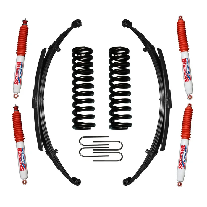 Skyjacker 7″ Leaf Springs Lift Kit with Hydro Shocks for 1975-1979 Ford Bronco