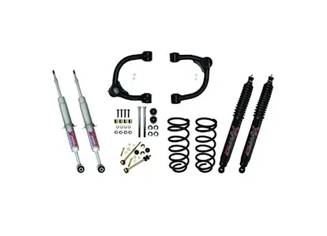 Skyjacker Suspension 03-c 4runner 3in upper a-arm,strut,rear coils&black max shock