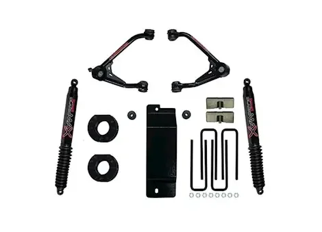 Skyjacker Suspension 07-13 1500 sierra/silv 3.5-4in upper a-armlift kit w/black max b8500 rear shock