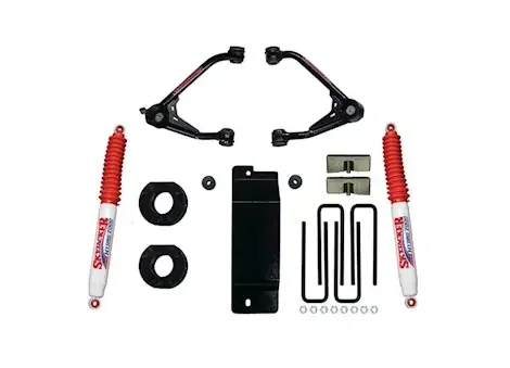 Skyjacker Suspension 07-13 1500 sierra/silverado 3.5-4in upper a-armlift kit w/hydro 7000 rear shock