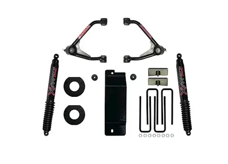 Skyjacker Suspension 14-16 1500 sierra/silverado 3.5-4in upper a-armlift kit w/black max b8500 rear