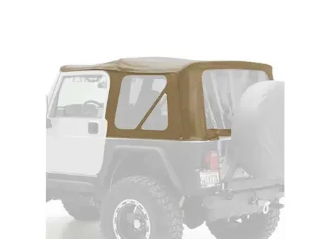Smittybilt 97-06 wrangler (tj) soft top – oem replacement w/tinted windows – denim spice